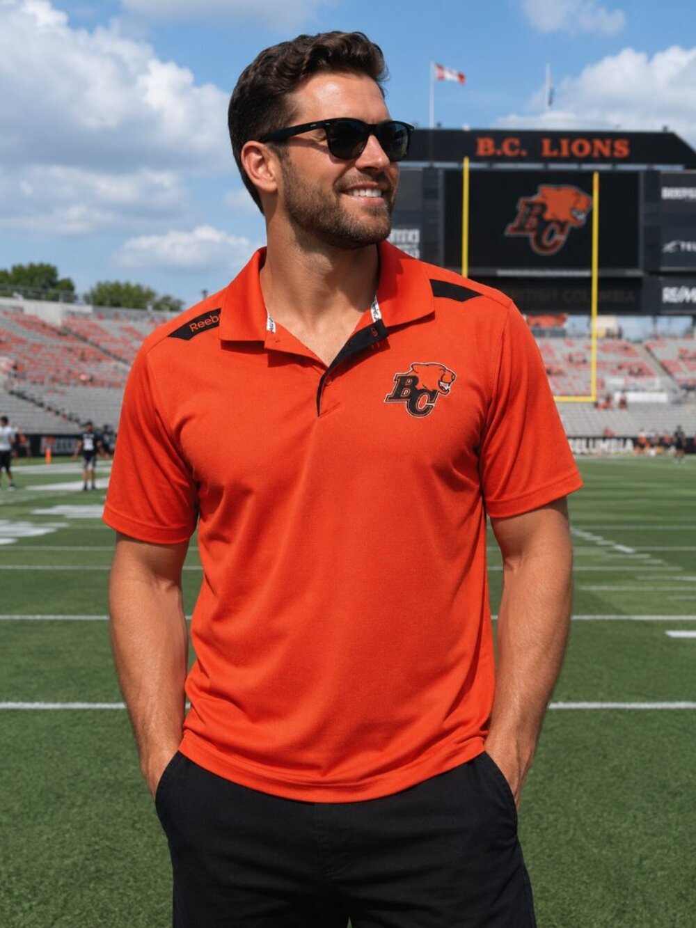 Mens Reebok BC Lions Shirt (LARGE)